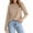 A Khaki, variant on DOKOTOO Women's Lightweight Pleated Sweater Fall Long Sleeve Crewneck Knit Loose Fit Sweaters