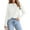 C White, variant on DOKOTOO Women's Lightweight Pleated Sweater Fall Long Sleeve Crewneck Knit Loose Fit Sweaters