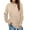 Beige, variant on Fantaslook Sweatshirts for Women Crewneck Casual Long Sleeve Shirts Tunic Tops