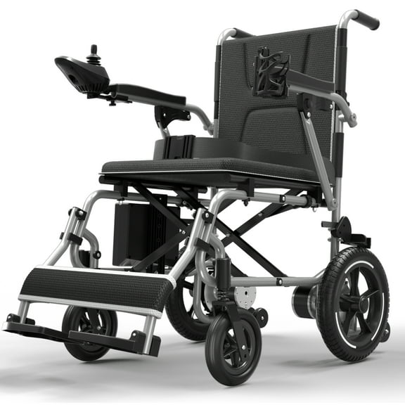 COOLHUT 37 Lbs Electric Wheelchair 25+ Miles Long Travel Range, Foldable & Lightweight Motorized Wheelchair with Safety Features Hold Up 350lbs 8-Year Warranty, Ideal for Seniors & Travel
