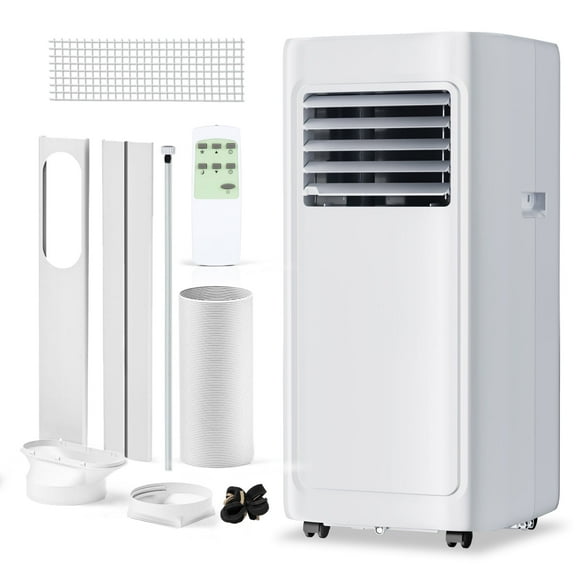 Simzlife Portable Air Conditioner 8000 BTU , Dehumidifier, Fan,Cool, 3 in 1 AC with Remote Control